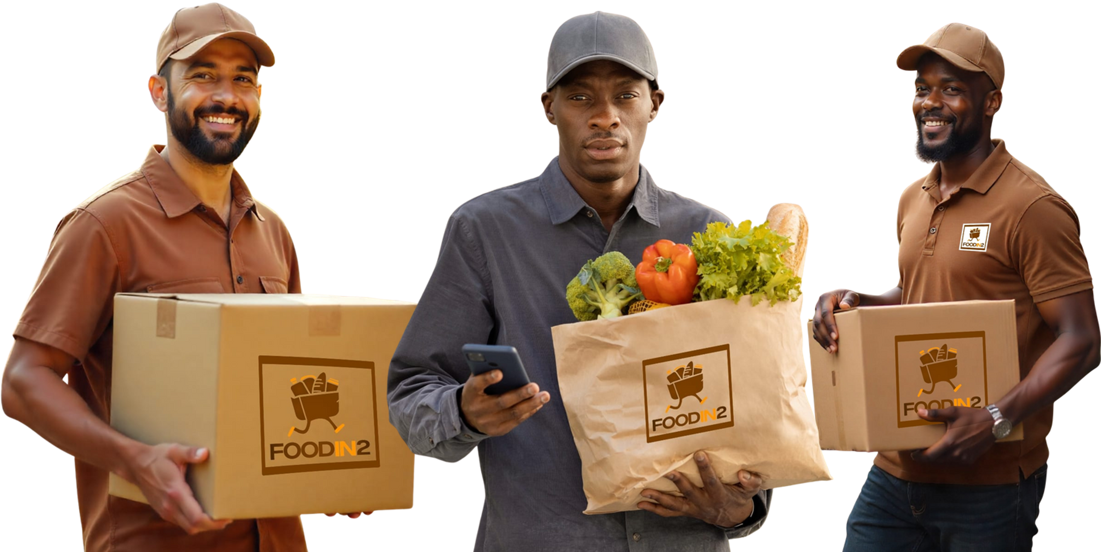 man with groceries
